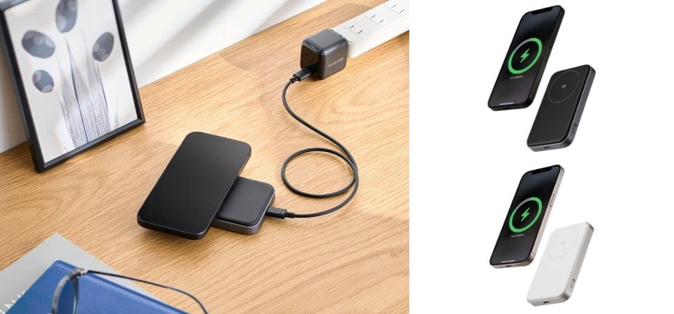 エレコム、Qi2対応モバイルバッテリーとQi対応ワイヤレス充電スタンドを発売