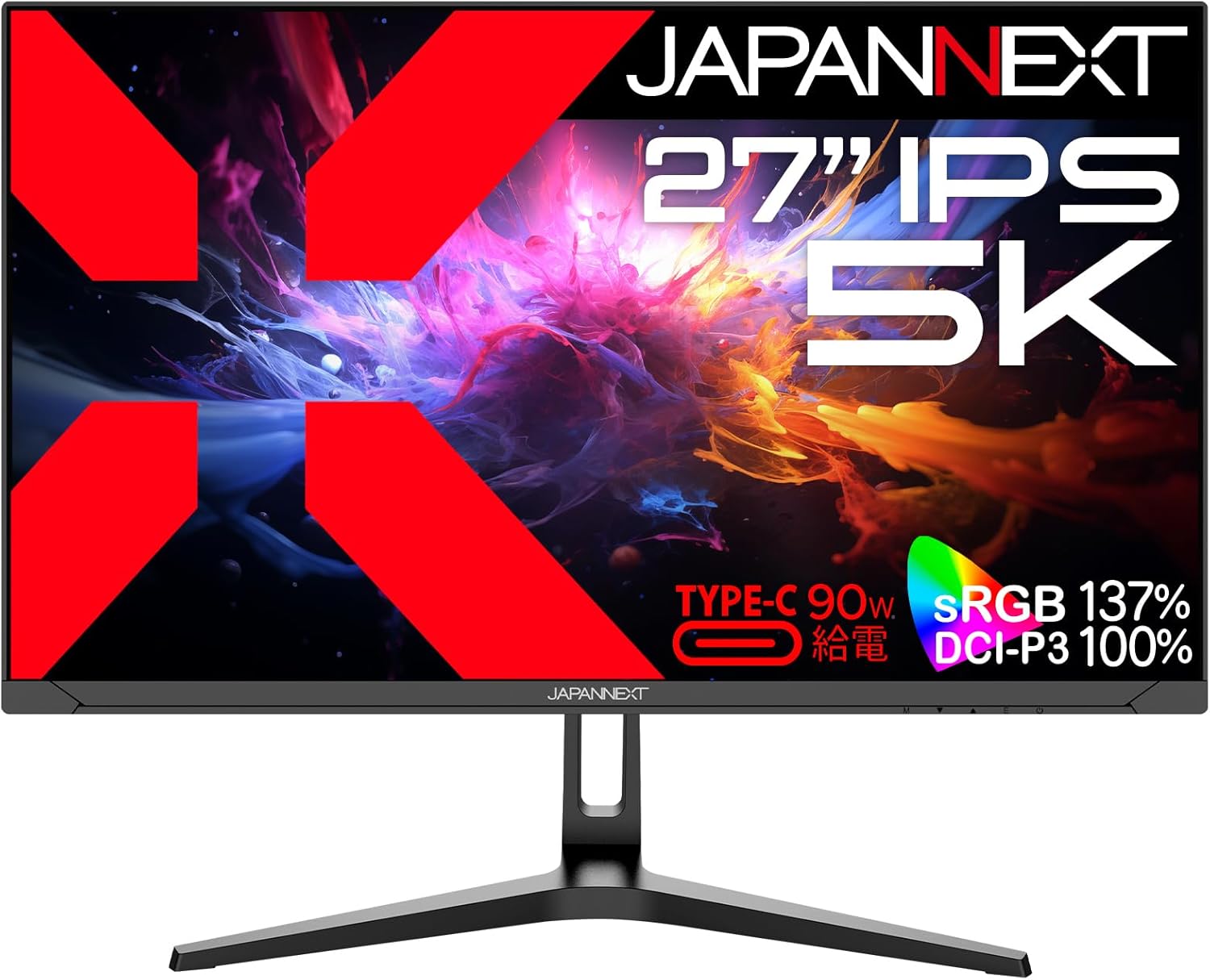 Amazon プライムデー：JAPANNEXTの27インチ5Kモニターが特別価格に