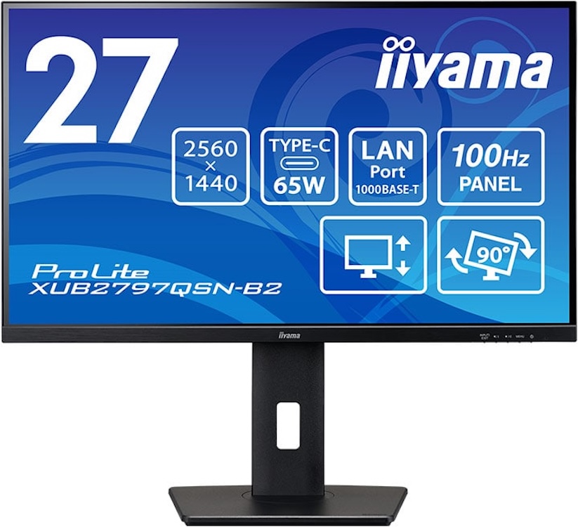 iiyama、USB-C対応27インチWQHDモニターを発売