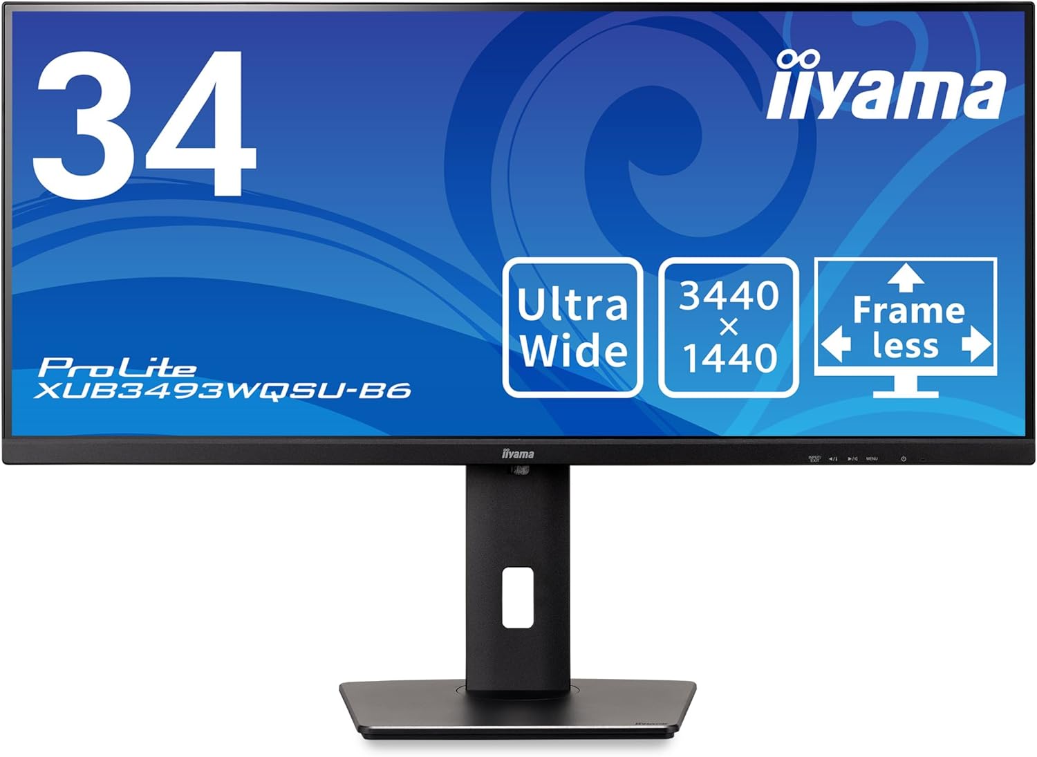 iiyama、34インチUWQHDモニターを発売