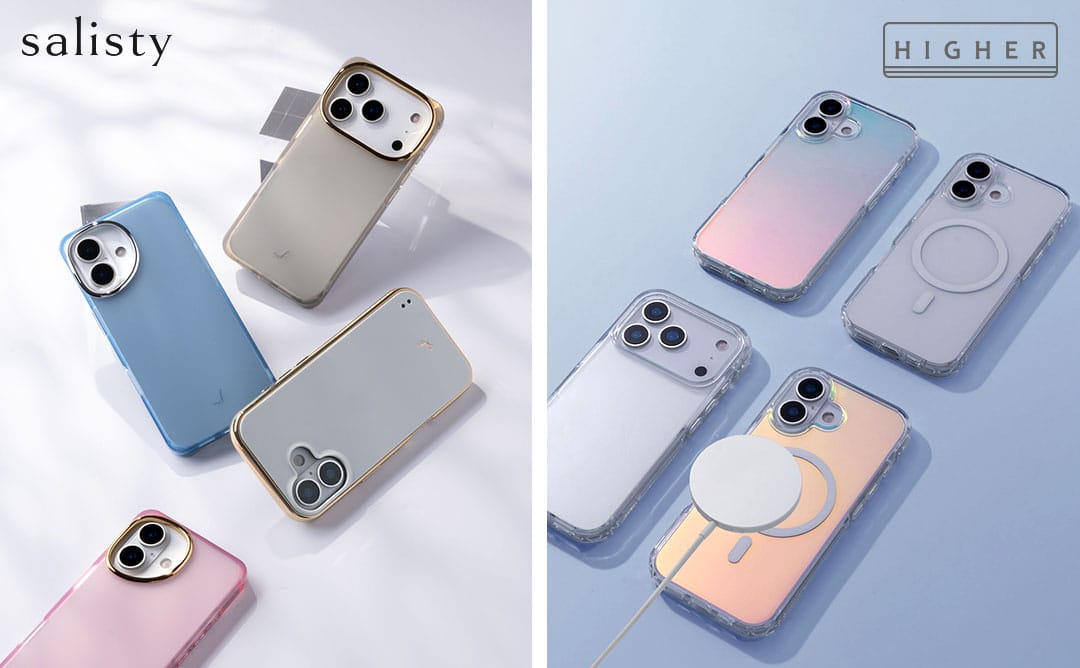 HIGHERとsalisty、iPhone 17シリーズに対応したケースを発売