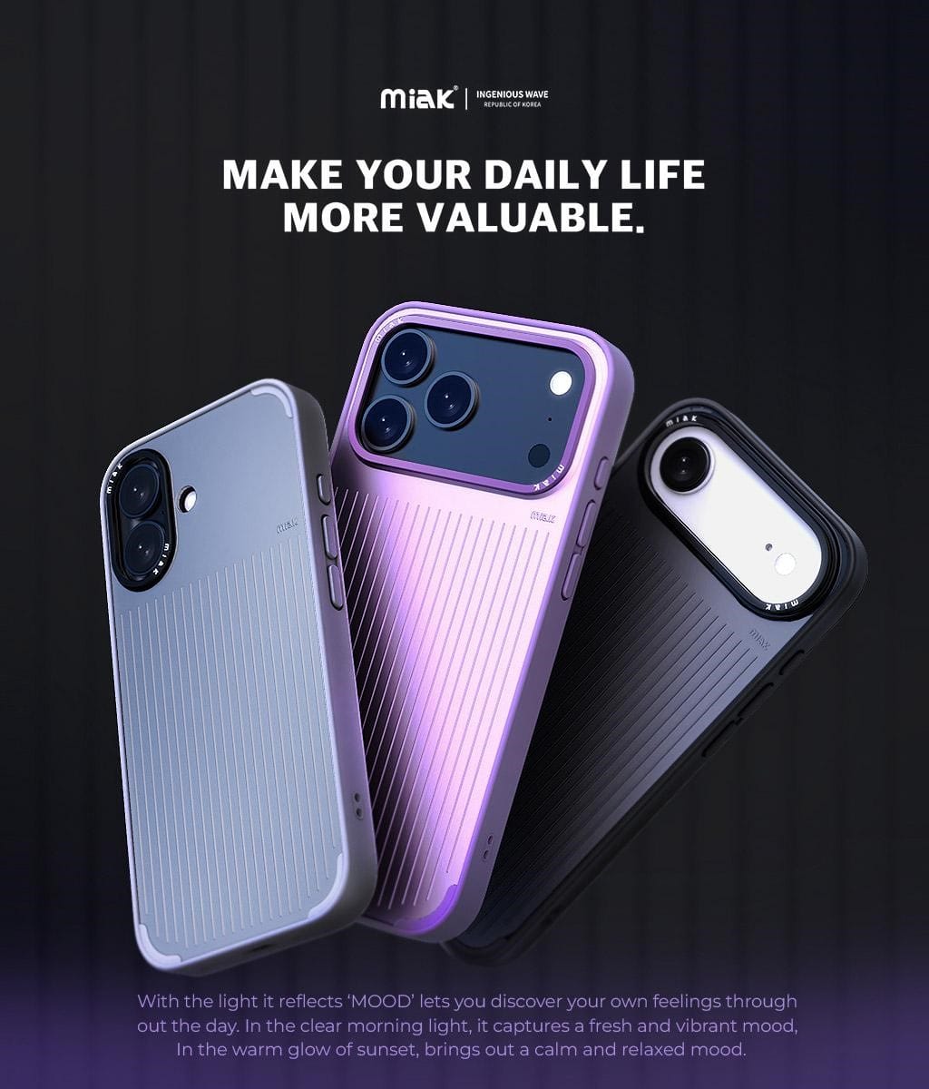 miak、iPhone Air/17シリーズ用ケースを発売