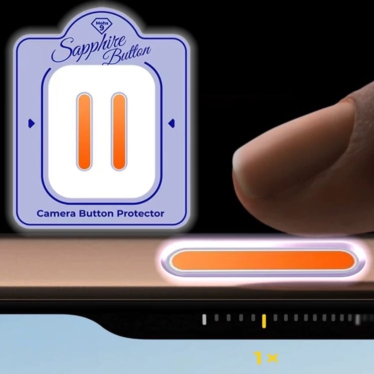 マイクロソリューション、人工サファイアを使ったiPhone 16/17カメラボタンプロテクターを発売