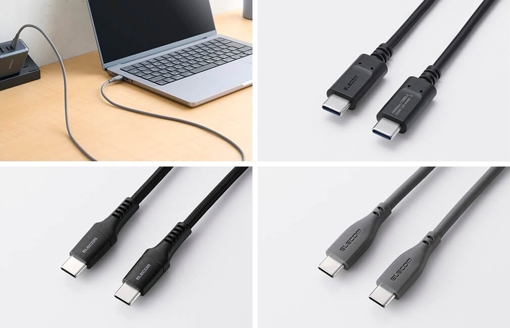 エレコム、240W USB PD EPR対応のUSB-Cケーブルを発売