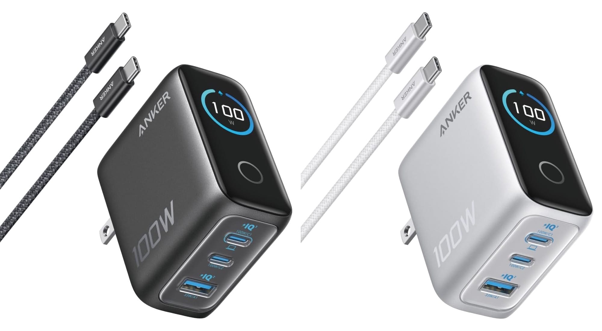 Anker、100W PD出力対応の3ポートUSB充電器発売