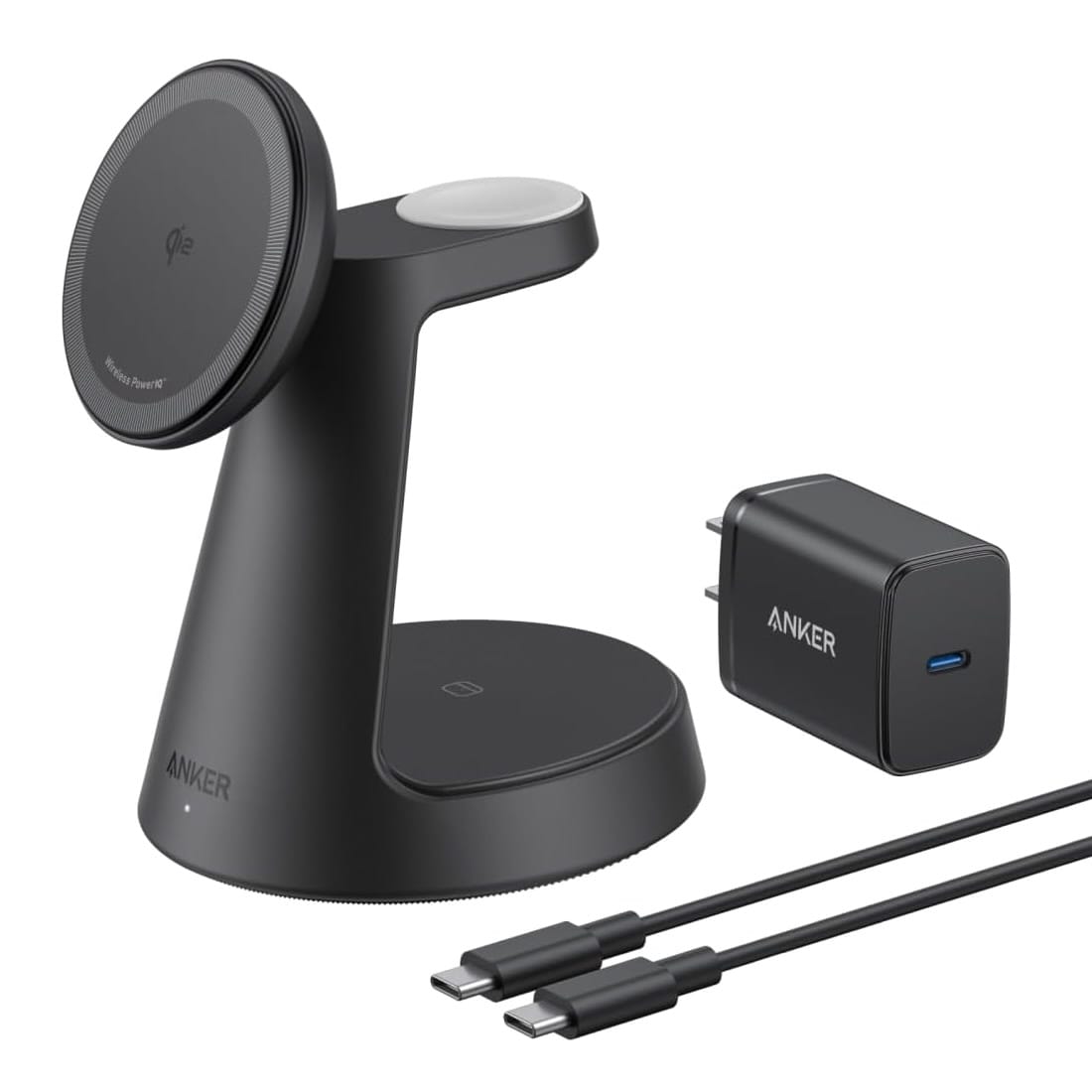 Anker、Qi2対応3-in-1ワイヤレス充電スタンドの新色発売