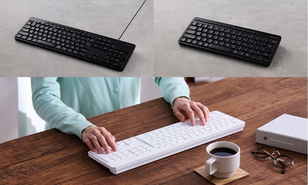 エレコム、静音キーボード4機種を発売