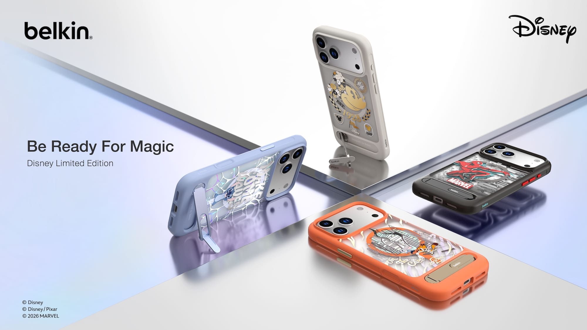 Belkin、ディズニーデザインのiPhone 17シリーズ用ケースを発売