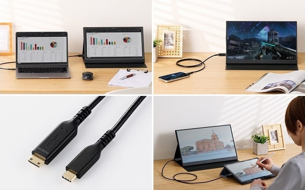 エレコム、USB-C to Mini HDMI変換ケーブルを発売