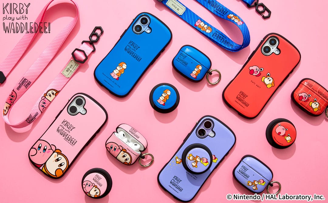 iFace、カービィ＆ワドルディのiPhone/AirPods用ケースなどを発売