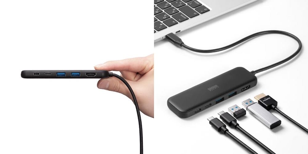サンワサプライ、5-in-1と7-in-1のUSB-Cハブを発売