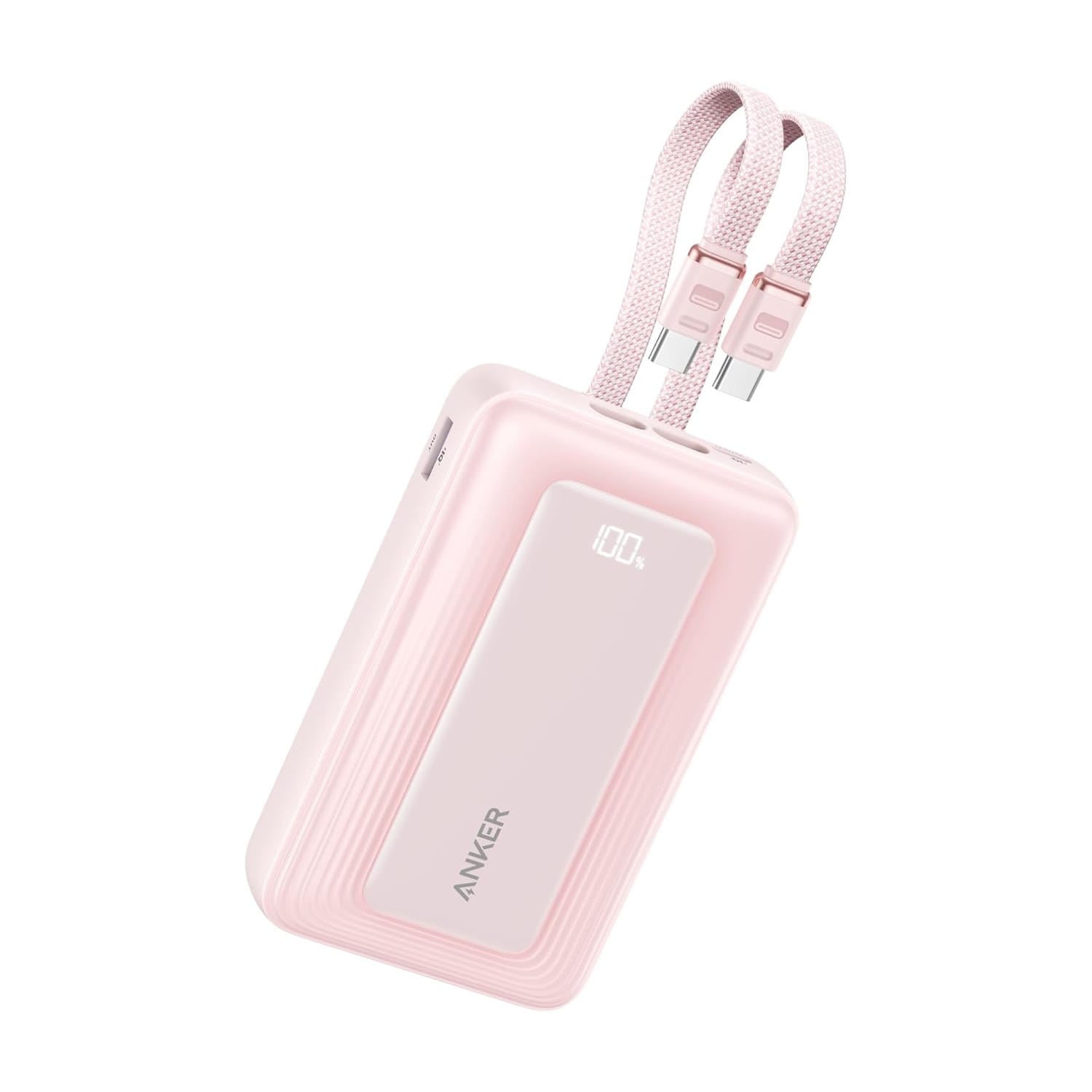 Anker、2本のUSB-Cケーブルを搭載したモバイルバッテリーの新色発売