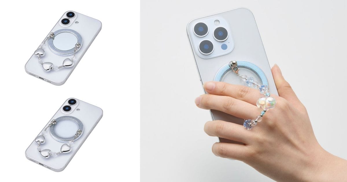 エレコム、アクセサリー感覚で楽しめるスマホリングを発売