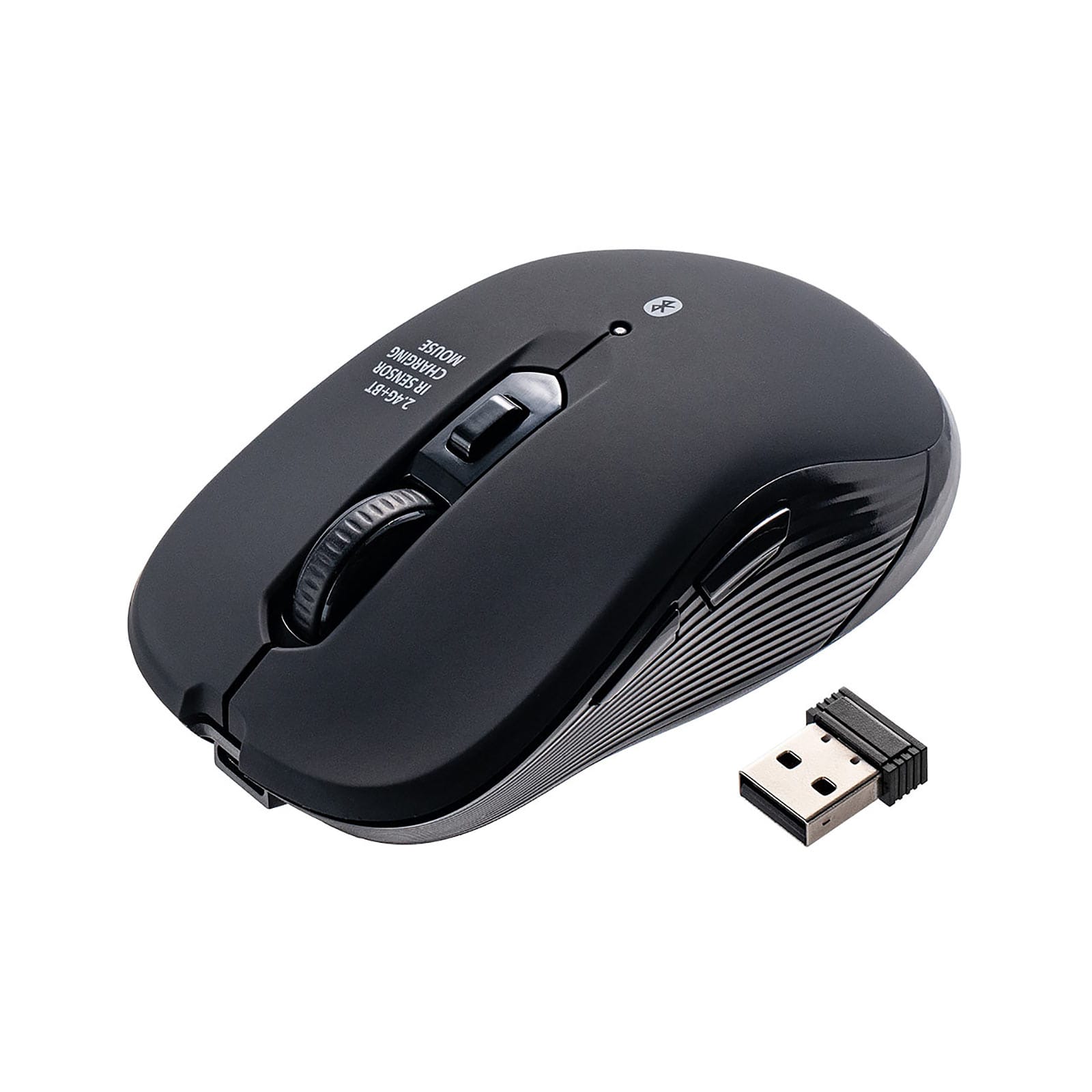 サンワサプライ、USB-C充電式の静音5ボタンワイヤレスマウスを発売