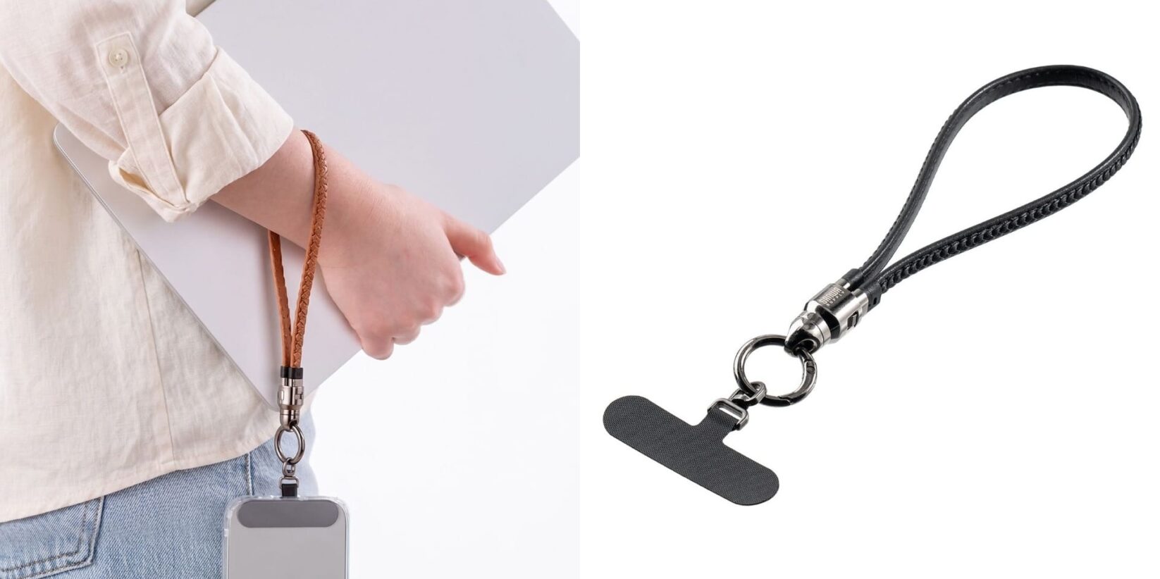 サンワサプライ、スマホ用リストストラップ型USB-Cケーブルを発売